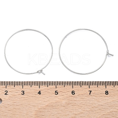 SHEGRACE Brass Hoop Earrings Findings XGR0005P-70P-1