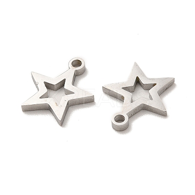 Non-Tarnish 304 Stainless Steel Charms X-STAS-M089-57P-1