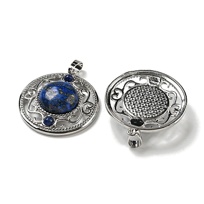 Natural Dyed Lapis Lazuli Pendants LS-G-Q158-03K-1