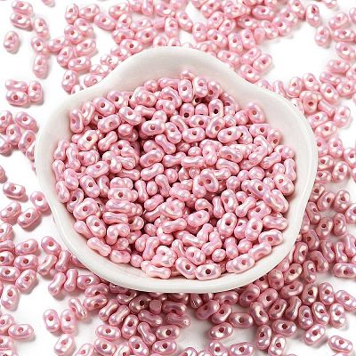 Spray Painted Opaque Acrylic Beads MACR-K359-12D-1