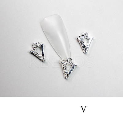Alloy Rhinestone Cabochons MRMJ-T056-93P-V-1