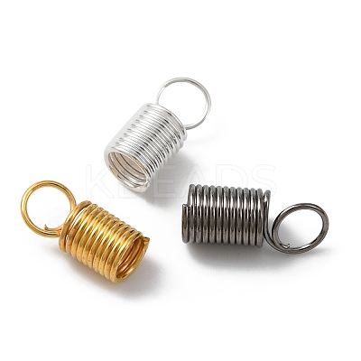 60Pcs 3 Colors Iron Cord End IFIN-YW0003-23-1