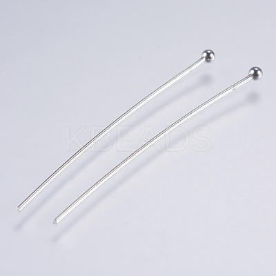 Tarnish Resistant 304 Stainless Steel Ball Head Pins X-STAS-F146-02P-40mm-1