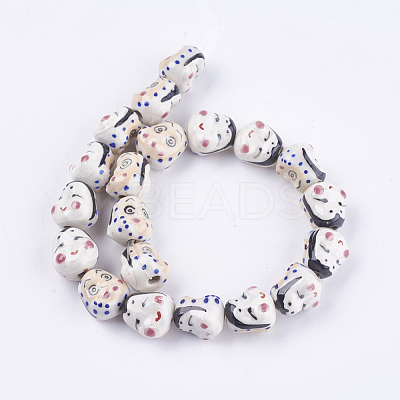 Handmade Porcelain Beads PORC-G002-32-1