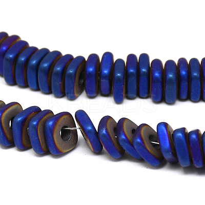Electroplate Non-magnetic Synthetic Hematite Beads Strands X-G-Q486-90D-1