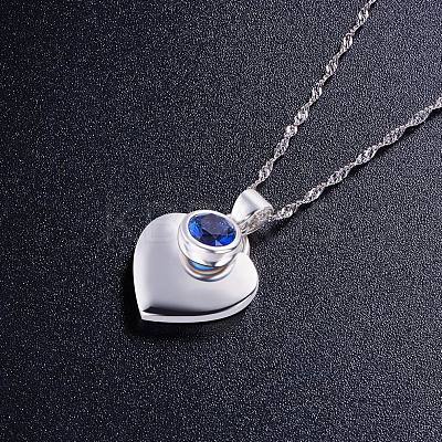 925 Sterling Silver Pendant Necklace JN128D-1