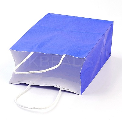Pure Color Kraft Paper Bags LS-AJEW-G020-C-04-1