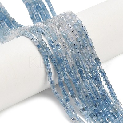 Natural Aquamarine Beads Strands G-L634-D11-2.5x2.5mm-1