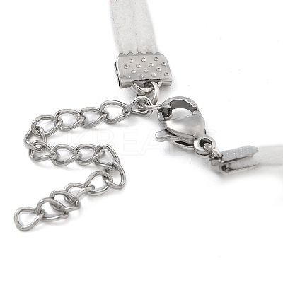 Faux Suede Double Cord Bracelet Making LS-STAS-M084-10P-04-1