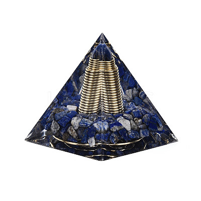 Orgonite Pyramid Resin Energy Generators DJEW-N003-07A-1