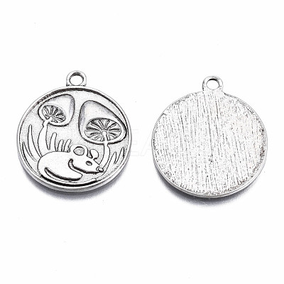 Autumn Theme Tibetan Style Alloy Pendant Enamel Settings PALLOY-S120-289-NR-1