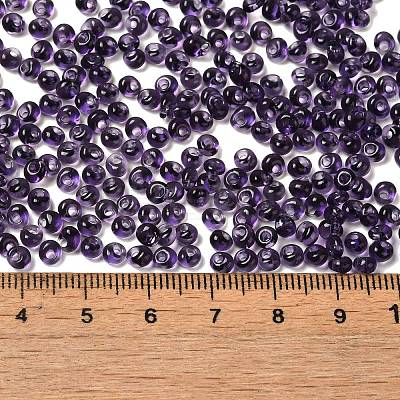 Transparent Colours Glass Seed Beads SEED-P006-02A-12-1
