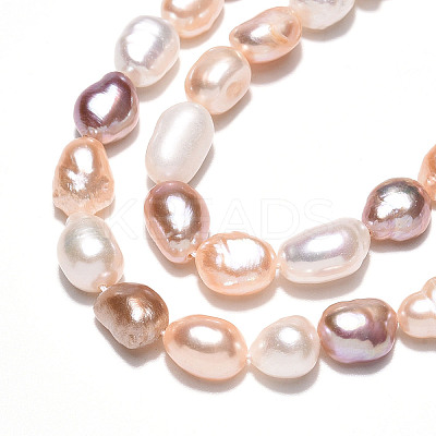 Natural Cultured Freshwater Pearl Beads Strands PEAR-N014-06G-1