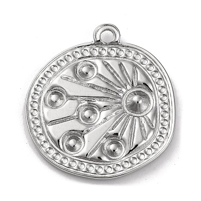 Anti-Tarnish 304 Stainless Steel Pendants STAS-K293-01P-1