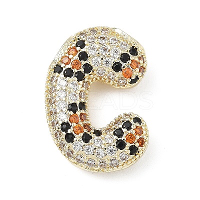 Brass Micro Pave Cubic Zirconia Pendants KK-Z108-02G-C-1