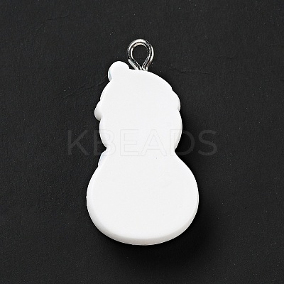 Christmas Opaque Resin Pendants X-RESI-G043-A02-1