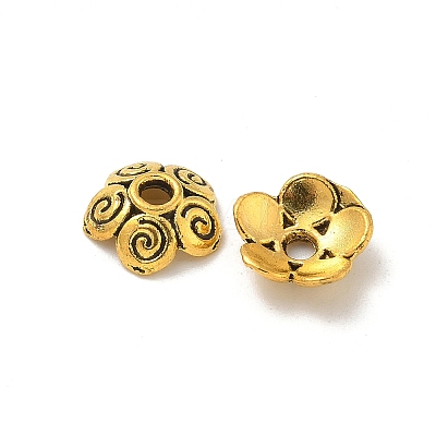Tibetan Style Alloy Beads TIBE-P003-68AG-1