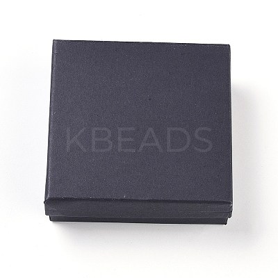 Kraft Cotton Filled Cardboard Paper Jewelry Set Boxes X1-CBOX-G015-05-1