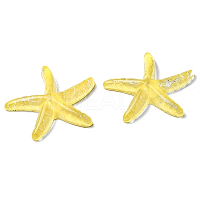 Translucent Resin Sea Animal Cabochons RESI-B016-01A-1