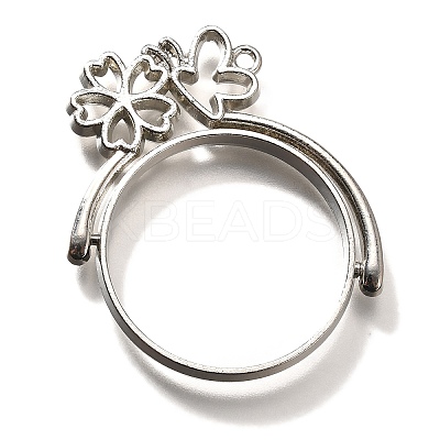 Alloy Open Back Bezel Pendants PALLOY-I223-16P-1