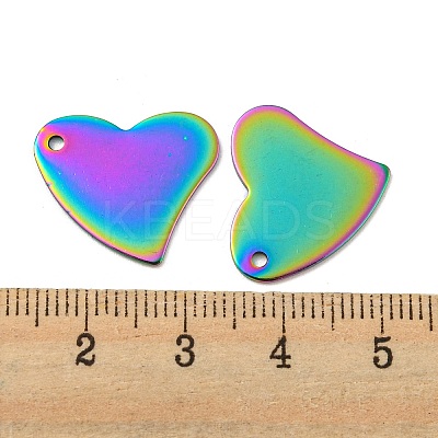 Ion Plating(IP) 304 Stainless Steel Stamping Blank Tag Pendants STAS-D445-60M-1