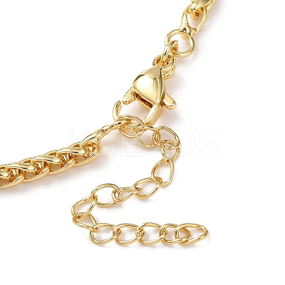 3MM Brass Wheat Chain Necklaces NJEW-M108-08G-01-1
