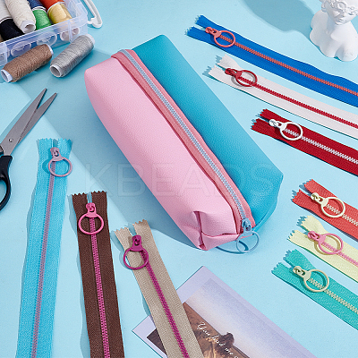 20Pcs 20 Styles Cloth Zippers FIND-PH0027-14-1