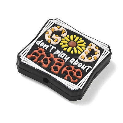 Inspirational Silicone Beads SL-CBAF318-C05-1