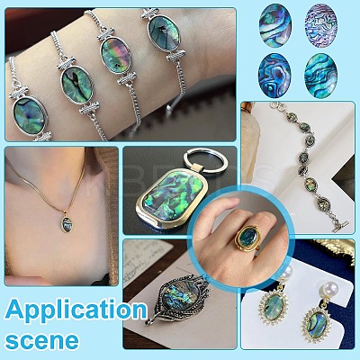 50Pcs Lampwork Cabochons LAMP-PH0001-45-1