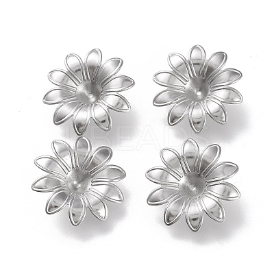 Non-Tarnish 304 Stainless Steel Bead Caps LS-STAS-K194-11P-1
