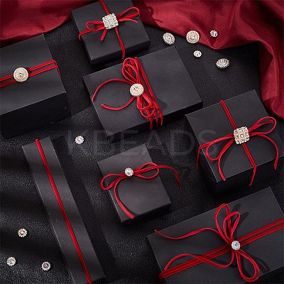 Polyester Velvet Ribbon for Gift Packing and Festival Decoration SRIB-M001-4mm-260-1