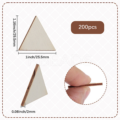 200Pcs Unfinished Wood Cutout WOOD-SP0001-46-1
