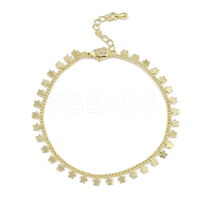 Rack Plating Brass Bracelets for Women BJEW-K244-08F-G-1