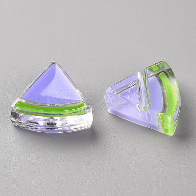 Transparent Enamel Acrylic Beads LS-TACR-S155-001J-1