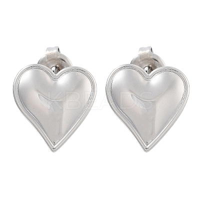 Non-Tarnish 304 Stainless Steel Stud Earrings EJEW-P258-07P-1