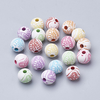 Craft Style Acrylic Beads MACR-Q226-05A-8mm-1
