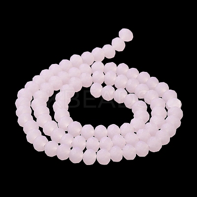 Imitation Jade Solid Color Glass Beads Strands LS-EGLA-A034-J6mm-MD02-1