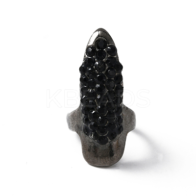 Alloy Women Finger Nail Rings MRMJ-WH0077-028A-B-1