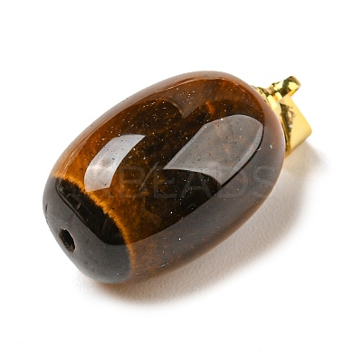 Natural Tiger Eye Pendants LS-G-D094-05A-G-1