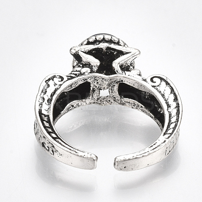 Alloy Cuff Finger Rings RJEW-T006-35A-1