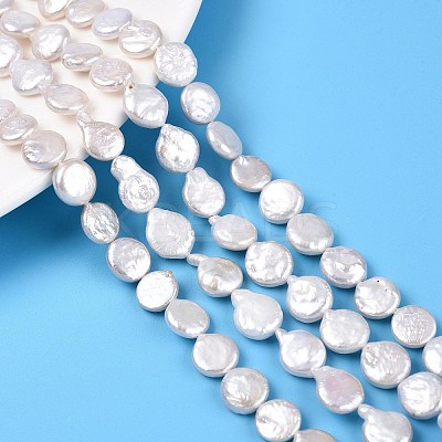 Natural Keshi Pearl Beads Strands PEAR-S018-07B-1