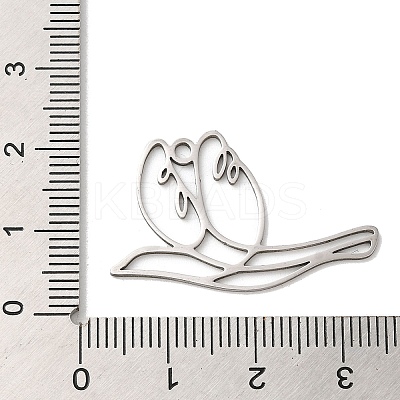 Non-Tarnish 201 Stainless Steel Pendants LS-STAS-B049-01P-1