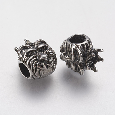 Ion Plating(IP) 304 Stainless Steel European Beads STAS-J022-117AS-1