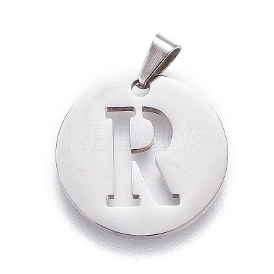 Non-Tarnish 201 Stainless Steel Pendants STAS-L221-33R-1