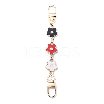 Flower Plastic Enamel Link Purse Short Chain FIND-JF00100-02-1