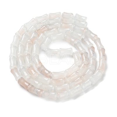 (Defective Closeout Sale: Fading) Baking Varnish Glass Beads Strand LS-GLAA-XCP0001-51-1