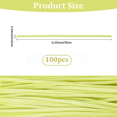 100Pcs DIY Plush Sticks FIND-SP0004-72B-1