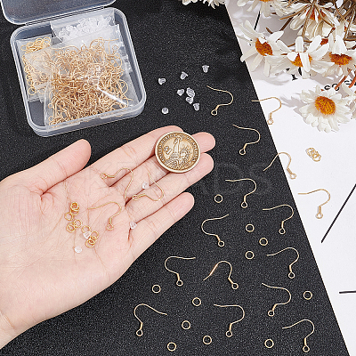 150Pcs 304 Stainless Steel Earring Hooks STAS-SP0001-38-1
