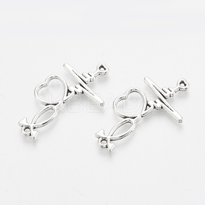 Tibetan Style Alloy Links connectors TIBE-N003-11AS-LF-1