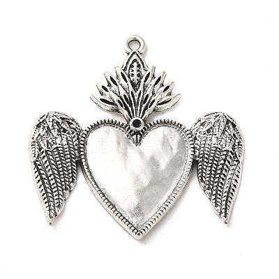 Tibetan Style Alloy Pendants PALLOY-M217-01A-AS-1